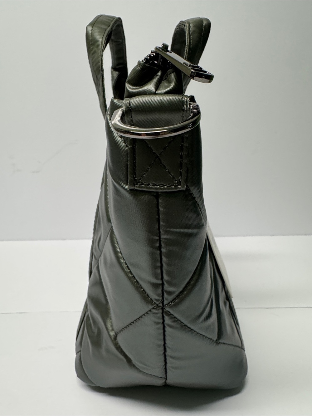 Lug Dory Mini Metallic Olive Crossbody Bag - Picture 5 of 13
